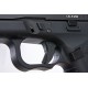 Страйкбольный пистолет KWC Model 17 CO2 Blowback Pistol - Black (Metal Slide)